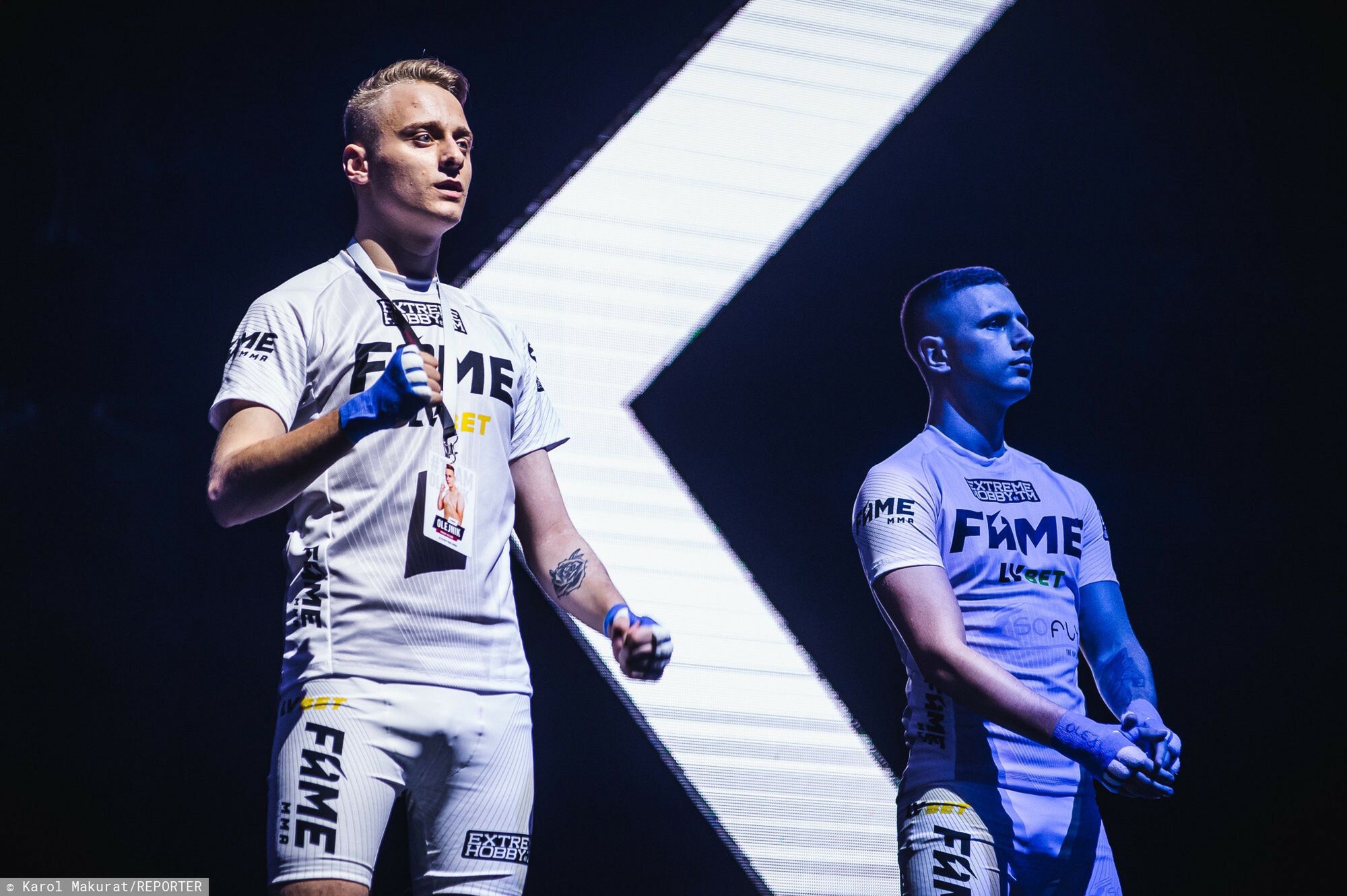 Tomek Olejnik podczas Fame MMA 5