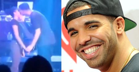 Do sieci wyciekło nagranie, na którym Drake CAŁUJE NIELETNIĄ FANKĘ na scenie! "Dobrze się bawiłem"