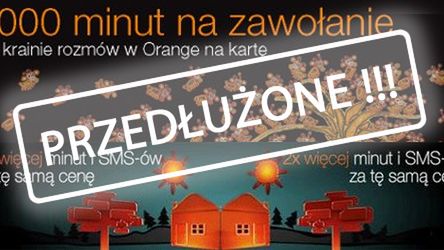 Orange przedłuża promocje 1