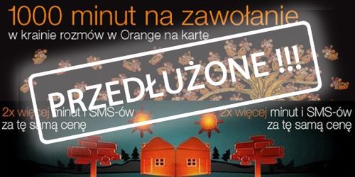 Orange przedłuża promocje