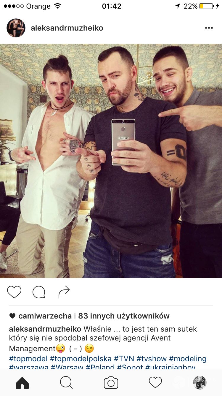 Sasha Muzheiko tłumaczy się dlaczego został wyrzucony z Top Model 6