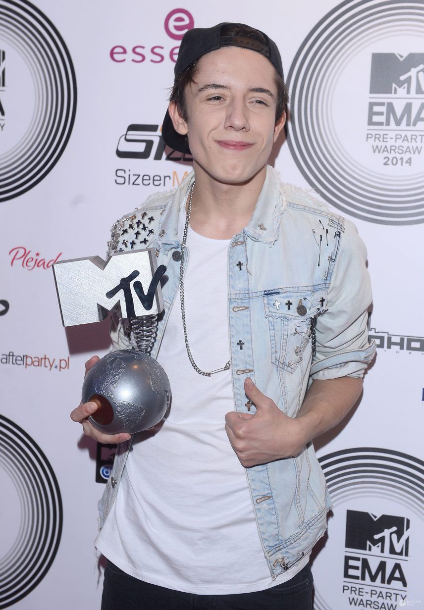 Dawid Kwiatkowski z nagrodą MTV EMA 2014