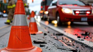 Pcim: Zderzyły się dwa samochody. Są osoby ranne i utrudnienia w ruchu