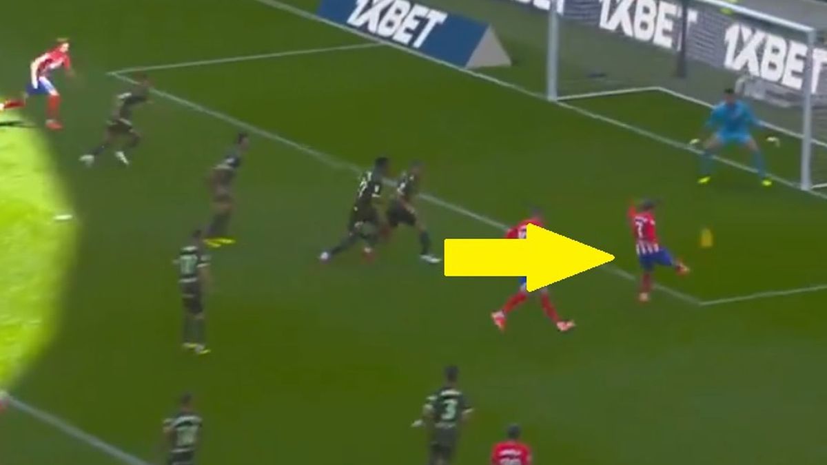 Twitter / Eleven Sports / Na zdjęciu: gol Griezmanna w meczu Atletico - Girona