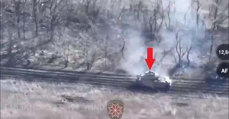 Szarża M2 Bradley na północ od Awdijiwki. Rosjanie byli bez szans