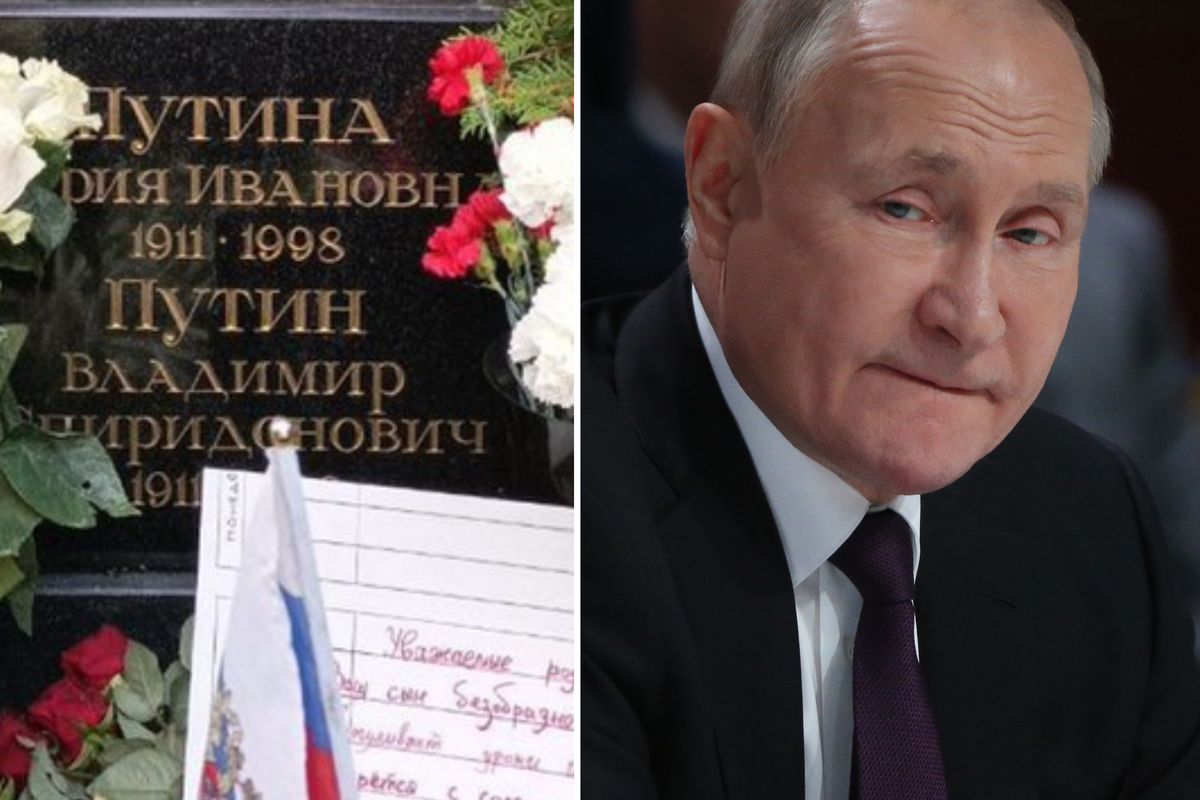 Na grobie rodziców Putina znaleziono kolejny list. Rosyjskie media ujawniły jego treść