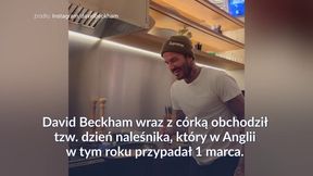 #dziejesiewsporcie: David Beckham w nowej roli. Świetnie sobie radzi z patelnią