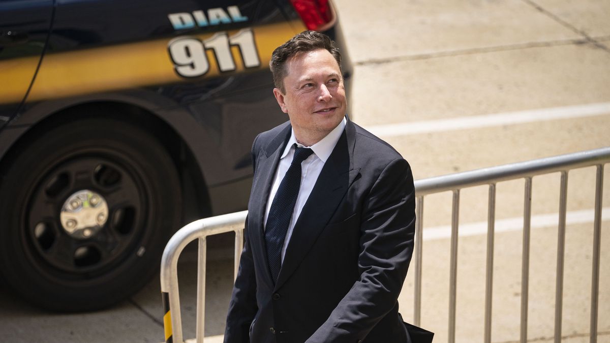 Na zdjęciu Elon Musk