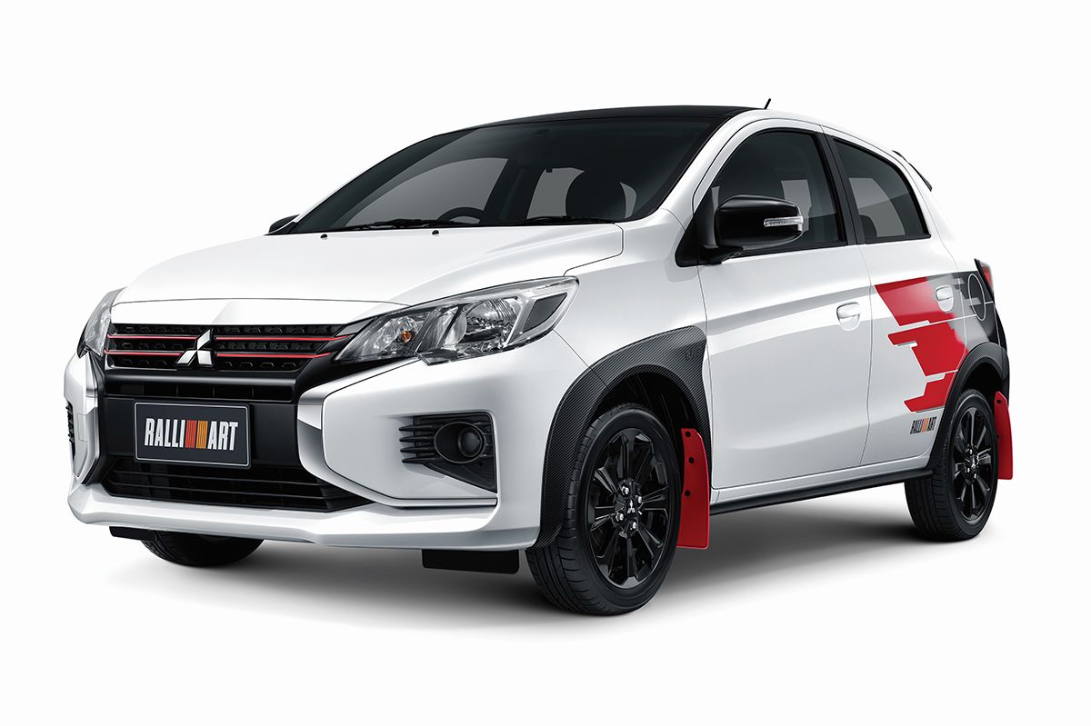 Mitsubishi Space Star z pakietem Ralliart wygląda jak mała rajdówka, ale są dwa problemy