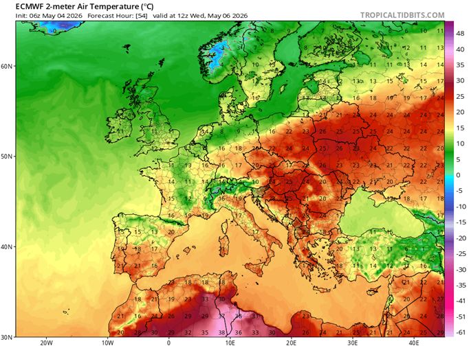 6 maja w Polsce ma dojść do częściowej zmiany temperatur.