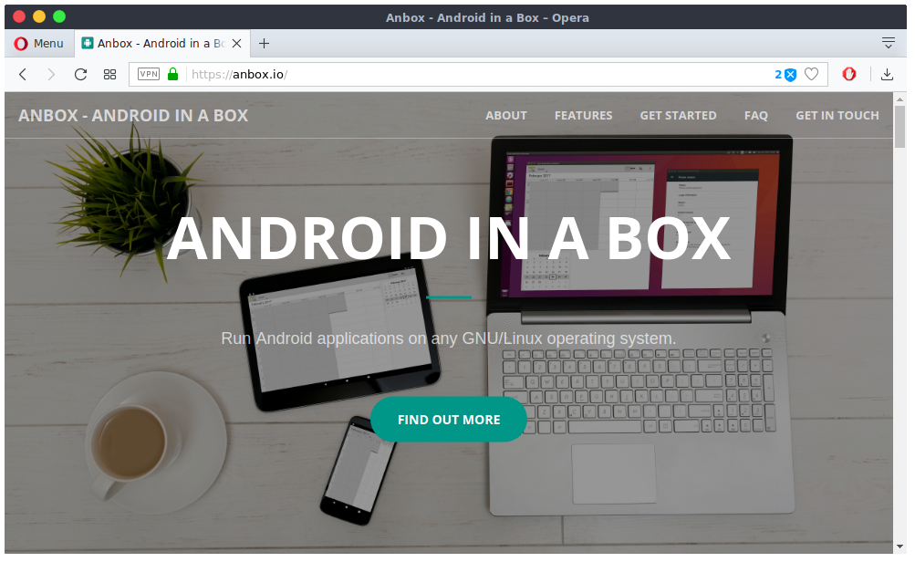 Strona projektu Anbox
