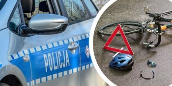 Tarnobrzeg: Zderzenie przy stacji paliw. Rowerzystka trafiła pod opiekę medyków