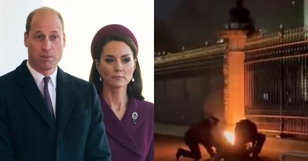 Próbowano podpalić Pałac Buckingham! Nagranie z podpalaczem błyskawicznie obiegło sieć (WIDEO)