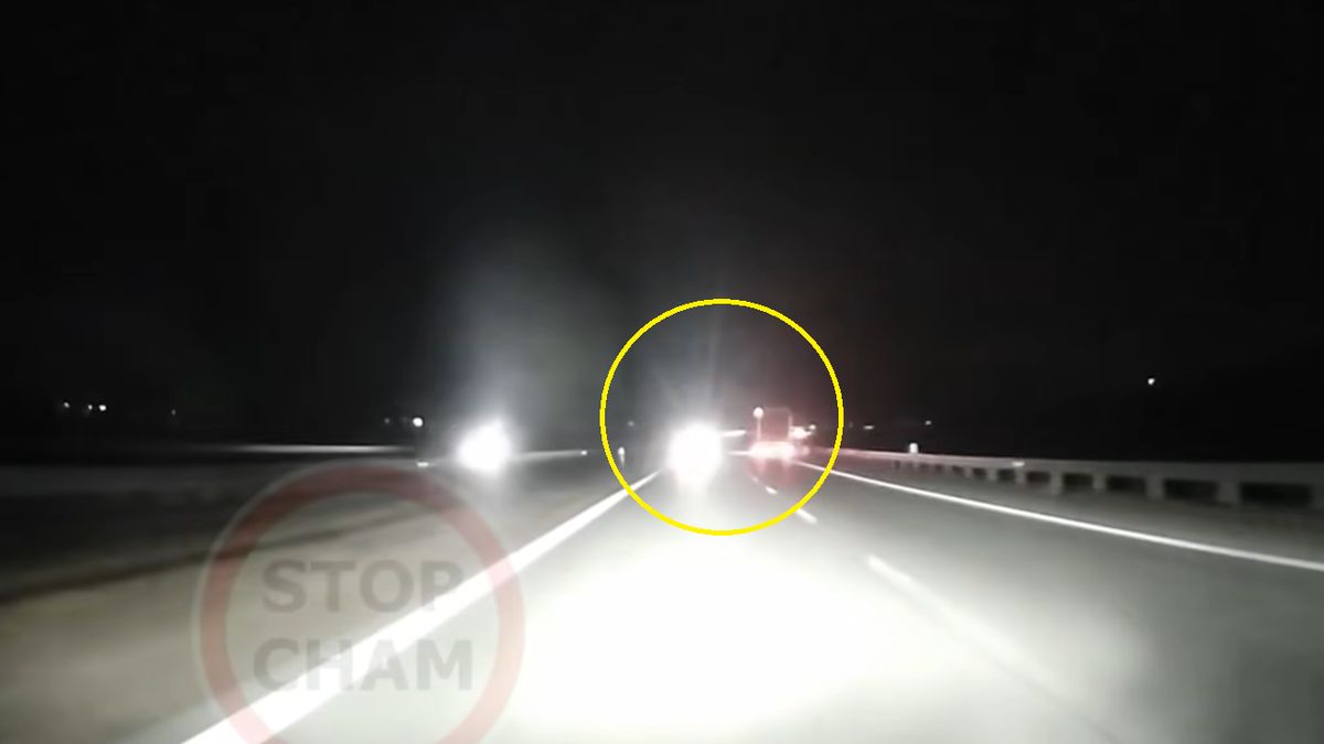  Jechał pod prąd na autostradzie 