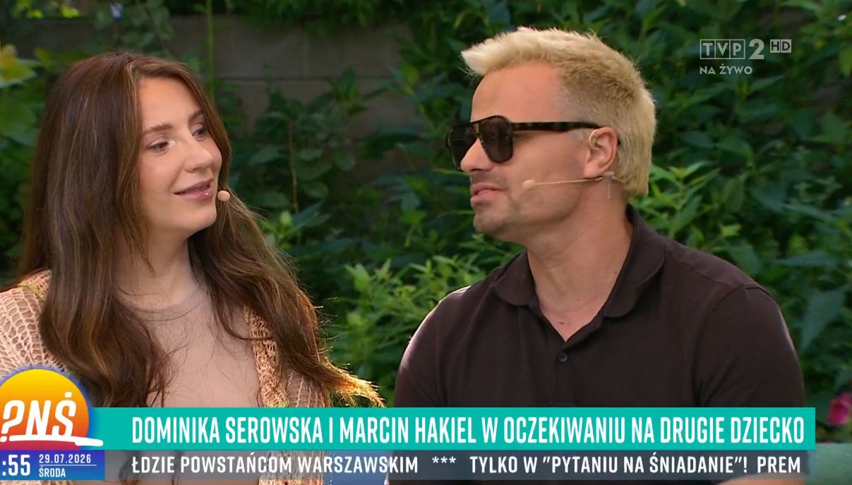Marcin Hakiel i Dominika Serowska w "Pytaniu na Śniadanie"