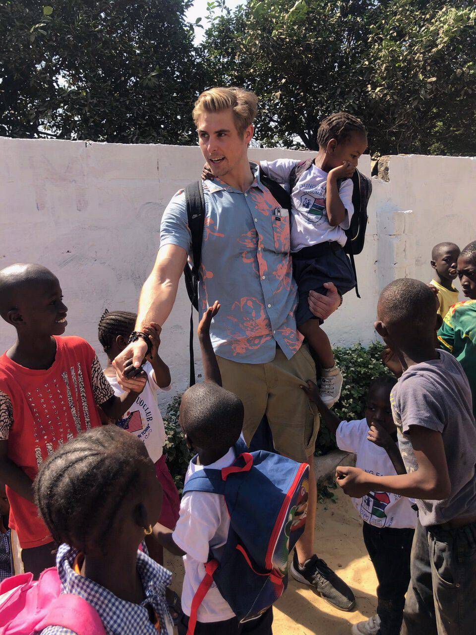 Nate Crnkovich – Mister Supranational 2019 w Gambii