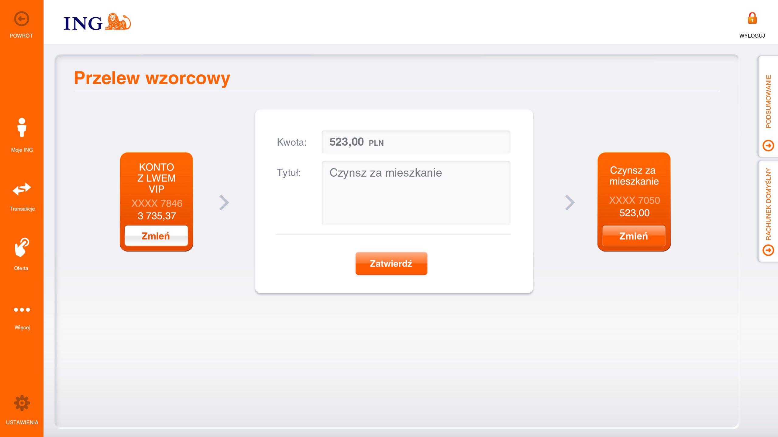 ING BankMobile HD, czyli jak dostosować aplikację pod tablety 6