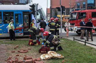 Zderzenie tramwajów. Klkanaście osób niegroźnie rannych