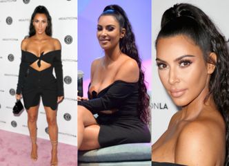 Uciekające piersi Kim Kardashian w Los Angeles
