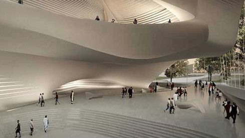 Trudno powiedzieć co jest sufitem, a co podłogą - budynek na miarę M.C. Eschera 1