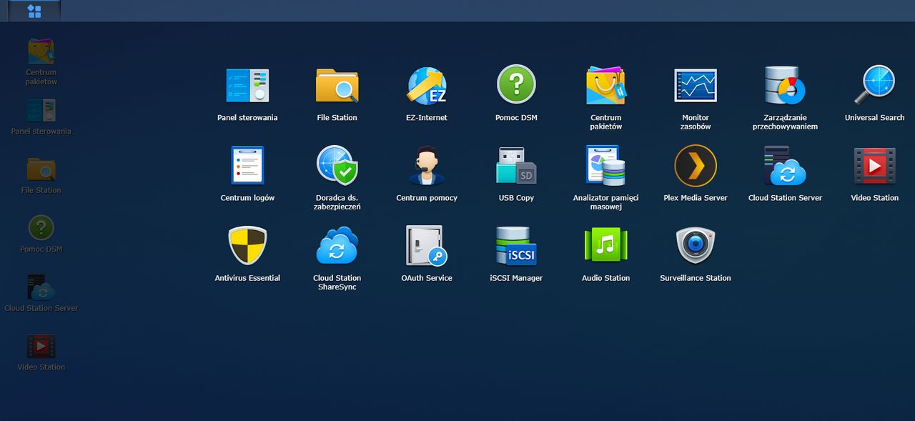 System DSM w NAS-ach Synology jest przyjazny w użyciu.