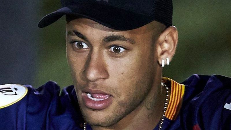 Neymar po zdobyciu Pucharu Króla 2016