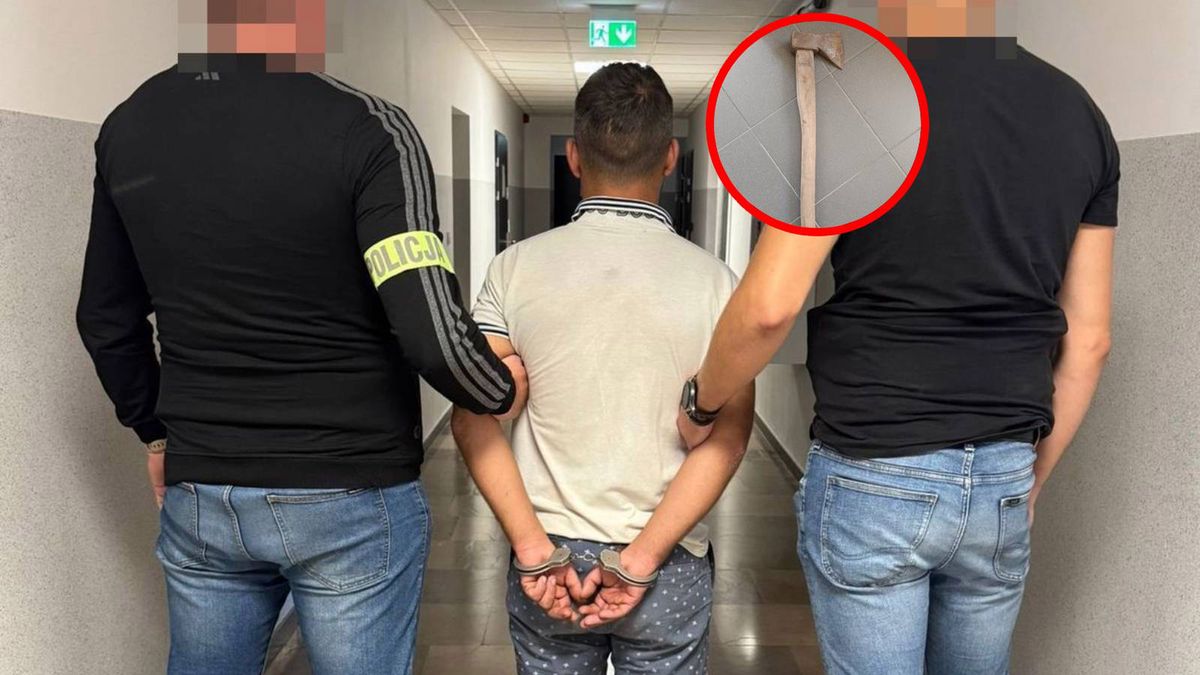 Materiały prasowe / Policja / Na zdjęciu: zatrzymany Krystian W.