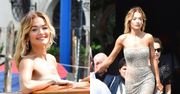 Rita Ora w PRZEŚWITUJĄCEJ sukni wysadzanej kryształkami bryluje na Festiwalu w Wenecji (ZDJĘCIA)
