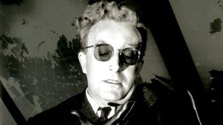 Peter Sellers w 'Doktora Strangelove, czyli jak przestałem się martwić i pokochałem bombę'
