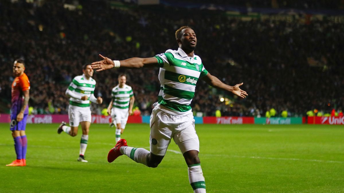 Getty Images / Michael Steele/Getty Imag / Na zdjęciu: Moussa Dembele celebruje zdobycie gola