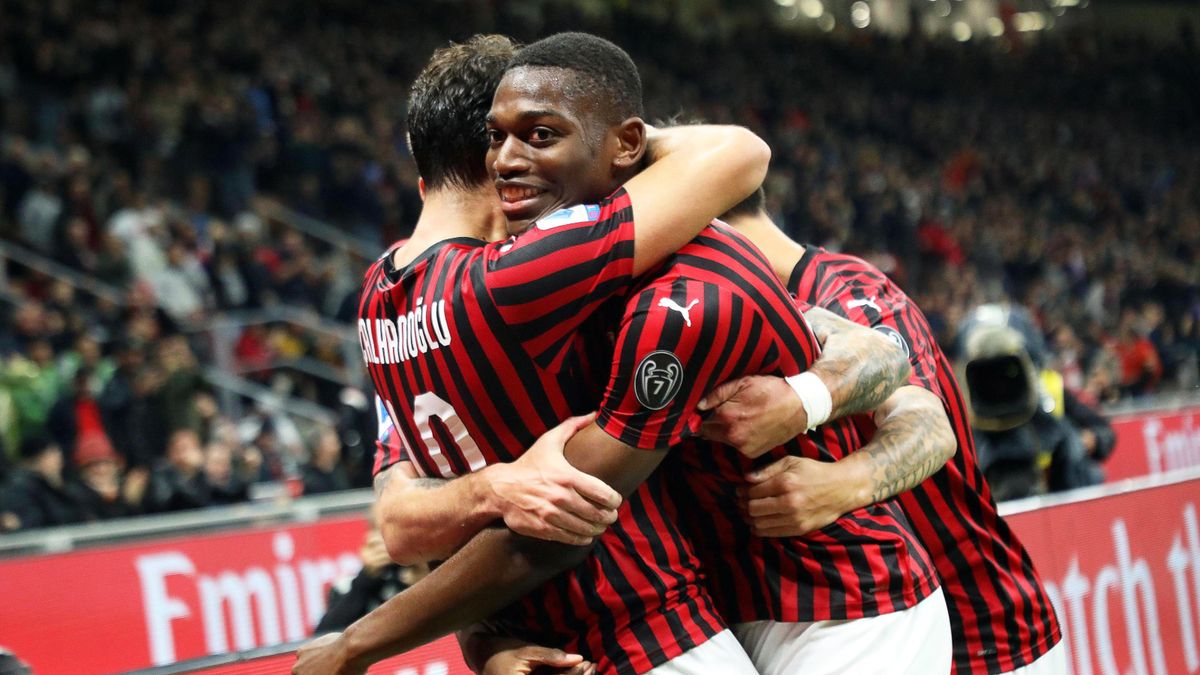 radość piłkarzy AC Milan
