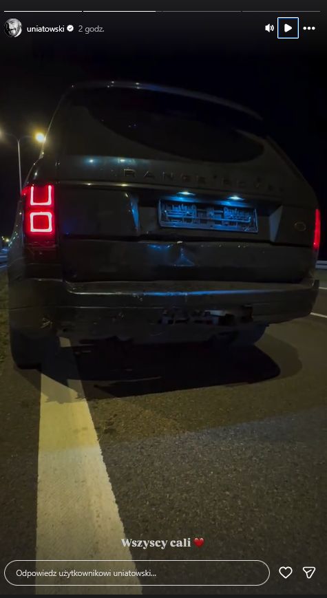 Sławek Uniatowski uczestniczył w zdarzeniu drogowym