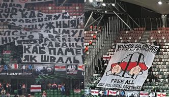 Białorusini przyszli na mecz z Legią. Zobacz, co przynieśli