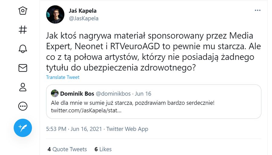 Jaś Kapela vs Dominik Bos