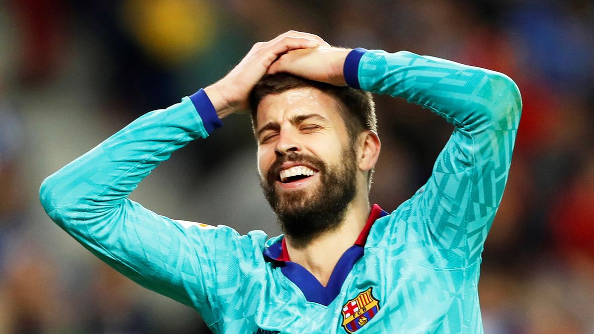 PAP/EPA / JUAN HERRERO / Na zdjęciu: Gerard Pique