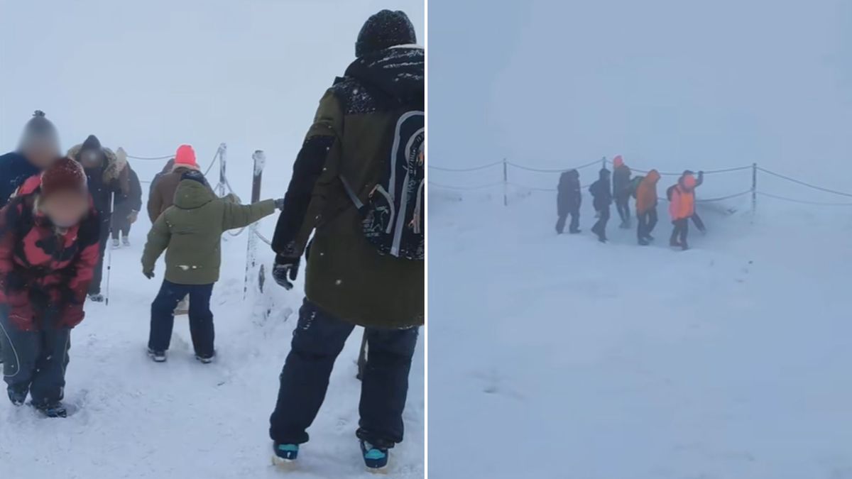 Szokujące sceny. Tak schodzili ze Śnieżki.