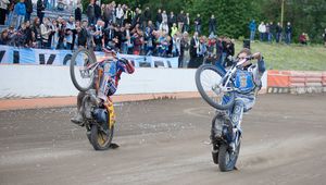 Mateusz Szostek i Łukasz Piecha w Speedway Wandzie