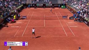 Iga Świątek w formie! Zobacz, jak rozprawiła się z Wiktorią Azarenką [SKRÓT]