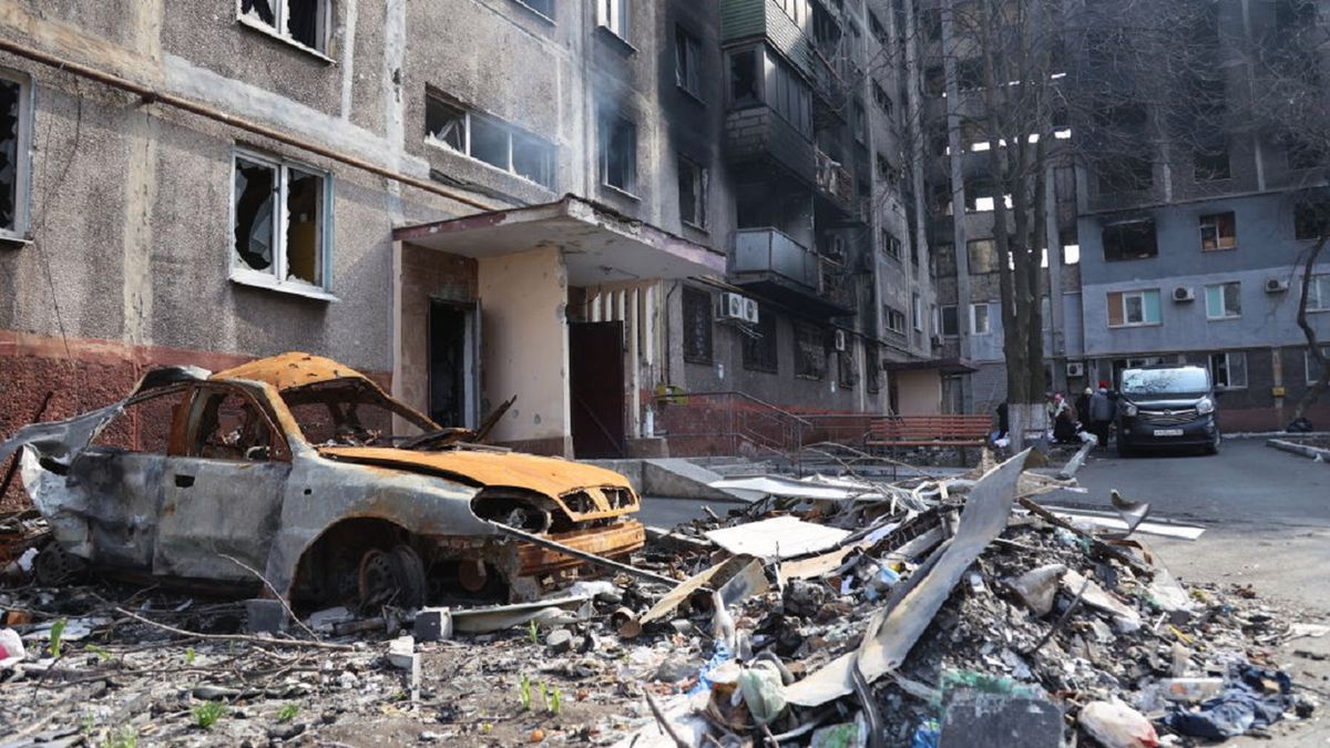 zniszczenia w Mariupolu