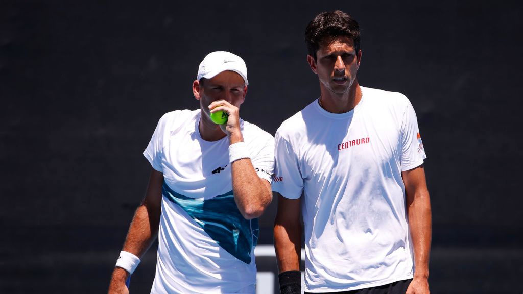 Łukasz Kubot (z lewej) i Marcelo Melo (z prawej)