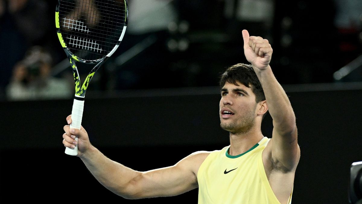 PAP/EPA / Joel Carrett / Na zdjęciu: Carlos Alcaraz