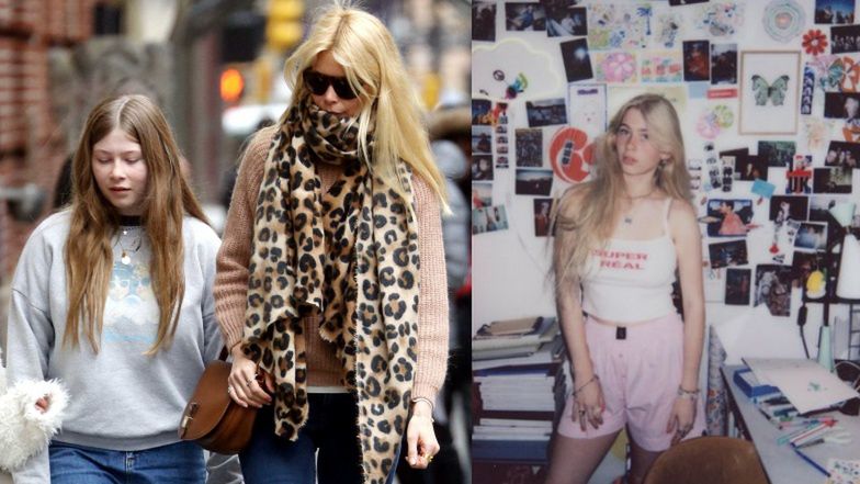 Claudia Schiffer i Clementine Poppy De Vere Drummond
