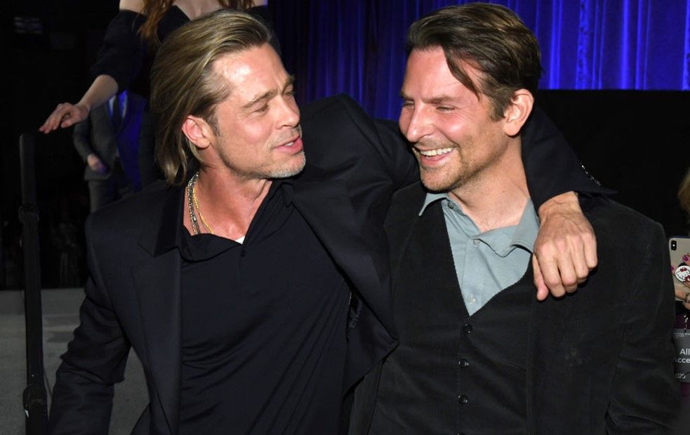 Brad Pitt podziękował Bradleyowi Cooperowi. Pomógł mu w walce z alkoholizmem
