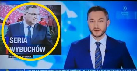 Wpadka na wizji w Polsat News. Takiego zdjęcia nikt się nie spodziewał