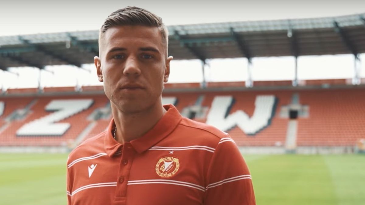 Materiały prasowe / Widzew TV / Imad Rondić w barwach Widzewa Łódź
