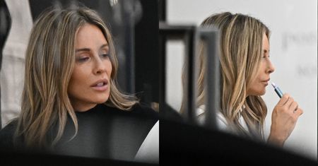 Małgorzata Rozenek stroi miny i puszcza dymka podczas wieczornych przymiarek