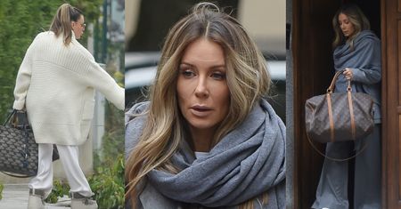 Obładowana torbami za KILKANAŚCIE TYSIĘCY ZŁOTYCH Małgorzata Rozenek przebiera się u fryzjera (ZDJĘCIA)