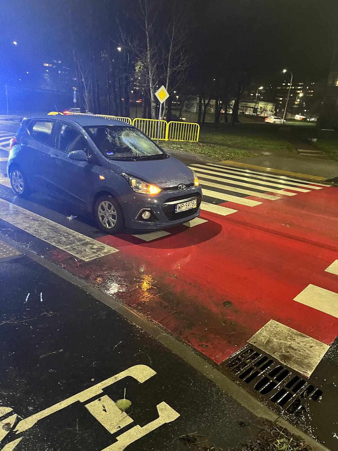 Potrącenie pieszej 