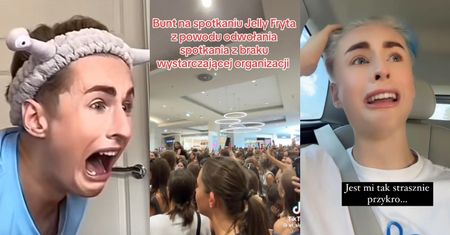 Dantejskie sceny w centrum handlowym, spowodowane wizytą tiktokera. Poznajcie Jelly Frucika, który podbija polski internet