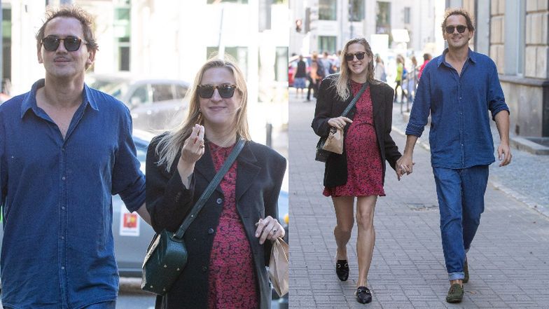 Ciężarna Lara Gessler spaceruje z ODMIENIONYM Piotrem Szelągiem 